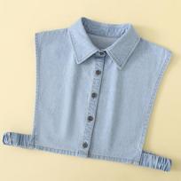 M - XXL Fake Collar Women Detachable Collars Lapel Shirt White False Collar Half Shirt Female Women Accessories Neck Decor