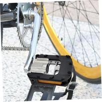 Sulankstomi pedalai – Aliuminio lydinys – Kojų atramos kalnų, plento ir elektriniams dviračiams, Pedalų priedai One Size juoda
