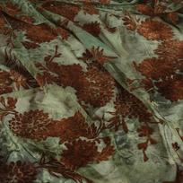 Žalias pliušuotas tinklinis audinys Afrikos Saree Dirac tiulio audinys Žakardinis veliūrinis audinys Nigerijos George audinys suknelėms, pasidaryk pats drabužiams half yard žalia