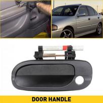 Outside Fit Handle Door Sentra Nissan Front Left Black 2000-2006 Smooth Plastic
