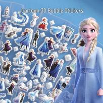 Frozen Princess Bubble Sticker Set