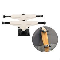1 pora 5 colių aliuminio lydinio longboardo riedlentės ašių Atsparumas smūgiams Aukštas stiprumas balta