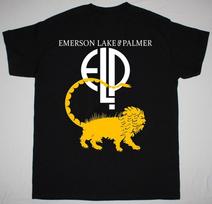 Elp Emerson Lake and Palmer Short Sleeve Black  OM265 Unisex T-Shirt L