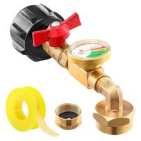 Gas Pressure Regulator Propane Gas Level Indicator Gas Meter and Leak Detector for Barbecues Motorhome Camping Heater