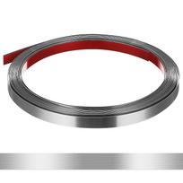 1Pc 1/2/3/4cmx2.44m Ceiling Background Wall Decorative Strips Metal Microwave Trim Black Mirror Flex Molding Crown Adhesive Tape 1cmx2.44m sidabras