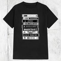 Vintažinė Kasetės Hiphop Grupės Marškinėliai Unisex Marškinėliai XXXL