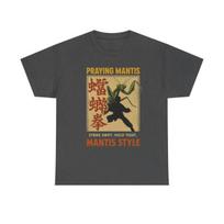 Chinese Kung Fu Mantis Fist Print TShirt Cool Martial Arts Graphic Tee Unique Kungfu Style Top for Training and Casual Wear S