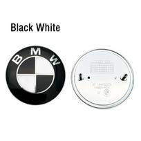 3D ABS 74mm 82mm BMW Emblem Car Front Hood Badge Rear Logo For BMW E46 E39 E90 E91 E92 E60 E87 E30 E34 E36 G20 G30 Accessories 1pcs 82mm