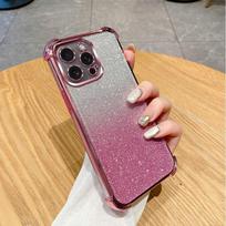 Glitter Gradient TPU Soft Case For Samsung Galaxy S26 S25 S24 S23 S22 S21 S20 Ultra Plus FE Edge Sparkle Cover Samsung Galaxy S20 FE sidabras