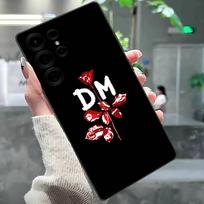 D-Depeche Mode Rock-ES Band Phone Case For Samsung S 24 Fe 25 Ultra Plus 20 Lite 21 30 22 23 24 22 Ultra 5G Fundas Samsung S22 5G