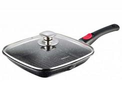 Granitinė keptuvė griliui 28cm Kinghoff Kh-1511 Nuimama rankena