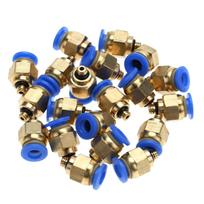 4 mm oro vamzdžio pneumatinės greitos jungtys, išorinis sriegis, tiesus įstumiamas jungiklis (PC4 M5 20 vnt.)