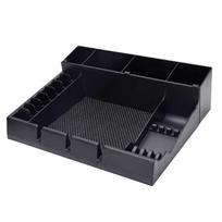 Barber Clippers Tray Holder and Rack Clippers Organizer Razors Case 3 Notches Hairdresser Stylist Barbers Tools Box 1