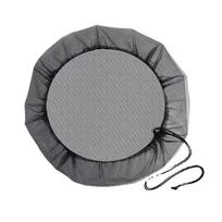60/100cm Lauko tinklelis nuo lietaus statinėms, vandens surinkimo kibirams, apsauga nuo kritusių lapų, filtras, vandens apsauga Diameter 60cm juoda