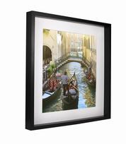 3D Gili Rėmelis Nuotraukai Erdvės Dėžutė 50X50 Cm Kvadratinis Juodas