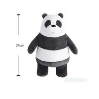 24cm stovintis pliušinis žaislas „Mes pliki lokiai“ 20cm sėdintis lokys - Kolekcionuok mielus „Mes pliki lokiai“ animacinio filmo pliušinius žaislus lėles