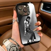 King of Pop -Michael-J- Jackson Phone Case For IPhone17  16 11 12 13 14 15 16 Pro Max Plus Cover Colored Silver Funda Bumber iPhone15pro
