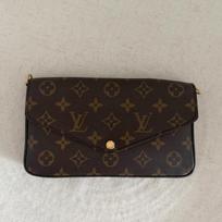 [Pre-Owned] Louis Vuitton Pochette FéLicie 'Brown Monogram Canvas' - Good #1B05BES ONE SIZE