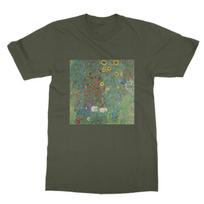 Gustav Klimt 'Flower Garden' T-Shirt – Classic Art Unisex Tee 3XL