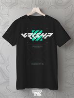 Techwear T-shirt: Cyberpunk Japanese Kanji Graphic Tee S
