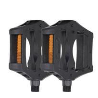 Non-slip BMX Plastic Pedal Exercise Bike MTB Pedals Bicycle Parts Flat Pedals  Factory Supplier DU tamsiai pilka spalva