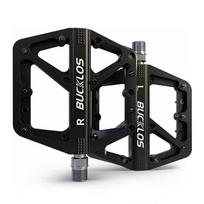 BUCKLOS Mtb Sealead Bearing Pedals Anti Skid Mountain Road Bike Pedal Ergonomic BMX Bicycle Pedals Nylon Fiber Cycling Parts Pedal violetinė