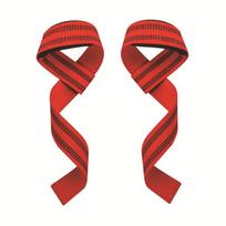 Hard Pull Exercise Power Strap Glove Pull-up Barbell Pull up Training Weight Squat Grip Straps raudona