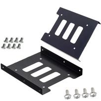 2.5 to 3.5 Inch Metal SSD HDD Mounting Bracket Universal Hard Drive Adapter Holder for PC Case Installation juoda