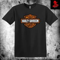 Vyriški ir moteriški marškinėliai Harley Davidson Motociklai Premium Unisex Storo medvilnės Biker XS