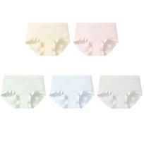 5 Pack Women’s Cotton Underwear Soft Breathable Full Coverage Briefs Elastic Waistband Comfortable Fit L