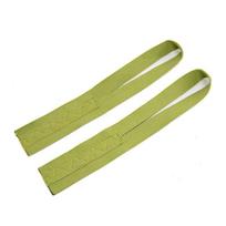 Coexistence Unisex Polyester Assistance Bands for Barbell Dumbbell Single Double Bars Deadlift Fitness Grip Bands Pull-up žalia