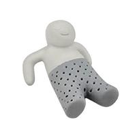 Infuser Herbe Silicone Passoire a the Filtre Gris