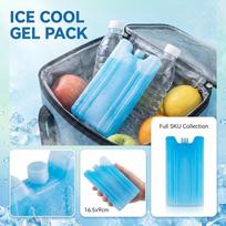 Reusable Ice Pack 400ml for Evaporative Cooler, Conditioner Fan and Cooler Box - Upgraded No Required Blue Ice one size mėlyna