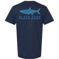 Black Pond Saltwater Series Tarpon Men's T-shirt Offshore Fishing XL