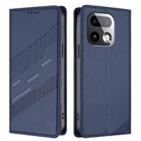 for Realme 16 Pro Plus Premium PU Leather Cover TPU Bumper with Card Holder Kickstand Hidden Magnetic Adsorption Shockproof Flip Wallet Case juoda