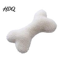 Soft Chew Toy for Dogs Plush Squeaky Bone Dog Toy Lamb Wool
