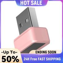 USB Fingerprint Key Reader Biometric Fingerprint Scanner Anti-Spoofing Windows Hello FIDO U2F Portable  Key 360° Touch China Mainland
