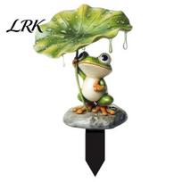 Lawn Decoration Stake Animal Decorative Ground Insert, Waterproof Acrylic Potted Outdoor Decor Plant Stake, for Garden Flower Pots Transparent Art A