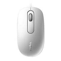 Rapoo N200 Wired Optical Mouse balta