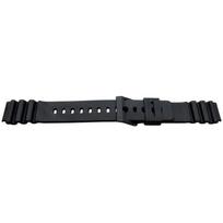 Bracelet de montre - MY-MONTRE - Compat. Casio 289F2/DW7000/AW302 - 18mm - Boucles 21mm - Polyuréthane juoda