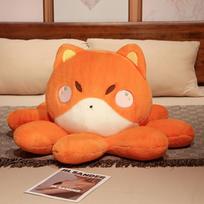 Soft Plush Cat Rabbit Fox Bear Plush Toy Cosplay Octopus Legs Stuffed Animals Doll Toy 35cm