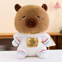 New 45cm Kawaii Astronaut Capybara Plush Toy Capybara Stuffed Doll Kids Birthday Gifts Cute Cuddle Buddy Soft Stuffed Animal 23 cm