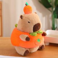 Capybara Turn Into Bee Plush Toys Accompany Toy Stuffed Animals Puppy Doll Toy Sleep Pillow Children Birthday Gift Home Decor 30cm persimono spalva