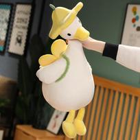 35cm Kawaii Antis Lėlė Gėlė Antis Pliušinis Žaislas Iškamša Pliušinis Žaislas Geriausia Dovana Pliušinis Žaislas Modeliavimas Juokinga Lėlė Merginai 35cm geltona