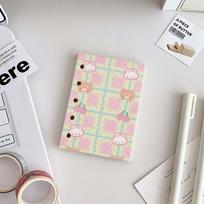 Cute Spiral Binder Looseleaf Notebook To do List Daily Planner Paper Refill Bear Notebook Cover Binder Inside Page Diary