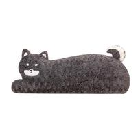 Creative Cartoon Corgi & Black Cat Animal Pillow - Long Lumbar Support Cushion for Sofa or Dorm 45 cm