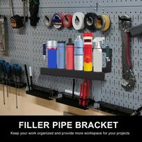 Wall-Mounted Grease Cartridge Holder For Workshop Space-Saving Steel Organizer With Easy Installation China Mainland