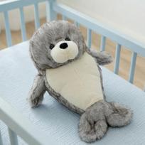 New Seal Doll Simulation Stuffed Plush Toy Handmade Doll Cartoon Anime Cute Children's Birthday Gift Fun Doll 28cm pilka spalva