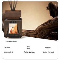 Flameless Aromatherapy Oil Rattan Perfume Ornament: High-End Bedroom & Wardrobe Fragrance Deodorizer.