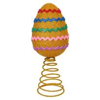 Easters Eggs Tree Toppers in Gold with Glittering Finish for a Romance Holiday Ambiances Party Supplies for Easters